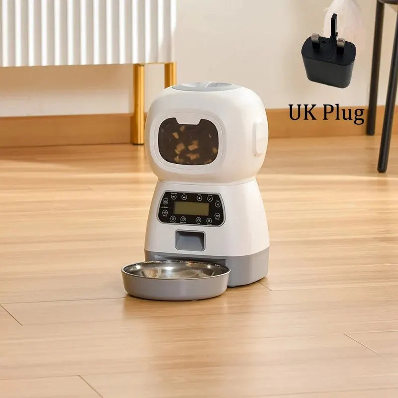 uk plugusb automatic pet feeding intelligent remote control cat