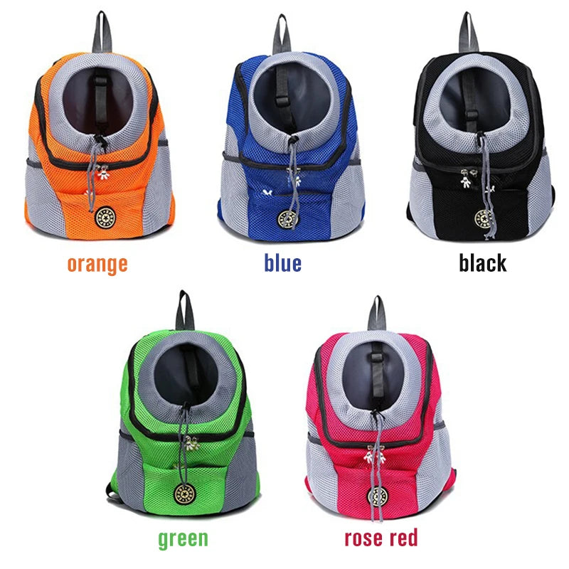 Pet Dog Carrier Bag Carrier For Dogs Backpack Out Double Shoulder Portable Travel Backpack Outdoor Dog Carrier Bag Travel Set