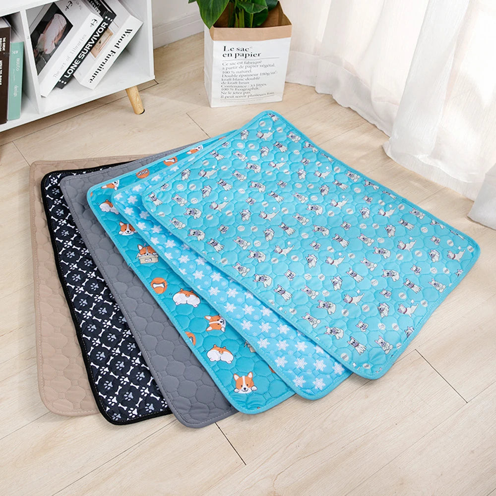 Dog Pee Pad Blanket Reusable Absorbent Diaper Washable Puppy Training Pad Pet Bed Urine Mat For Pet Car Seat Sofa Cover