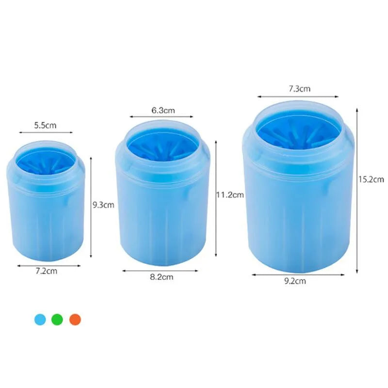 Dog Paw Cleaner Cup Soft Silicone Combs Portable Outdoor Pet towel Foot Washer Paw Clean Brush Quickly Wash Foot Cleaning Bucket