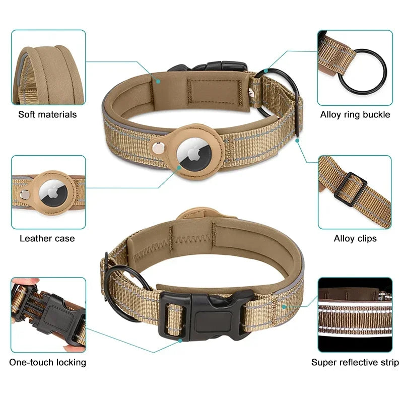 New Anti-Lost Pet Dog Collar For The Apple Airtag Protective Tracker WaterProof For Pet Dog Cat Dog Anti Lost Positioning Collar