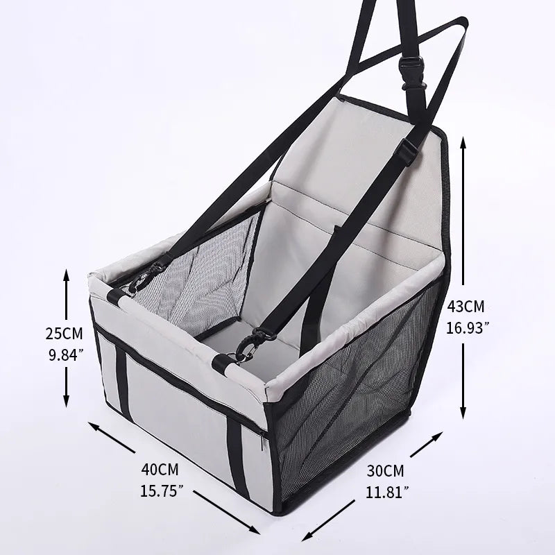 Carrier Dog Car Seat Cover Pet Transport Dog Carrier Car Folding Hammock Pet Carriers Bag For Small  Dogs autogamic for dogs