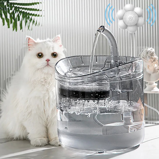 Cat Water Fountain Auto Filter USB Electric Mute Cat Drinker Bowl Recirculate Filtring Drinker for Cats Pet Water Dispenser