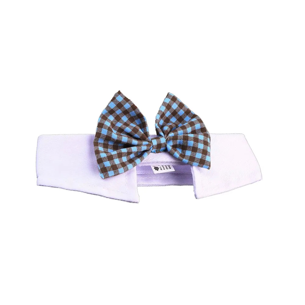 Adjustable Dog Cat Bowtie Formal Pet Bow Tie Collar Wedding Neck Tie fSPECIFICATIONSBrand Name: NoEnName_NullItem Type: Tie &amp; Bow TieOrigin: Mainland ChinaCN: ZhejiangMaterial: 100% CottonSet Type: noType: catsS size: neck 25-30cmLShopDoggieworksShopDoggieworksAdjustable Dog Cat Bowtie Formal Pet Bow Tie Collar Wedding Neck Tie