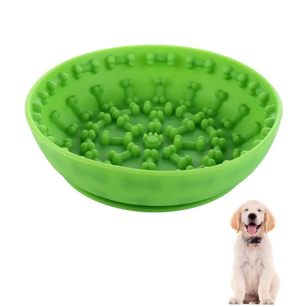 Pet Feeding Plate Silicone Mat Dog Cat Slow Food Lick Mat with Suction Cup Animals Feeder Bowl