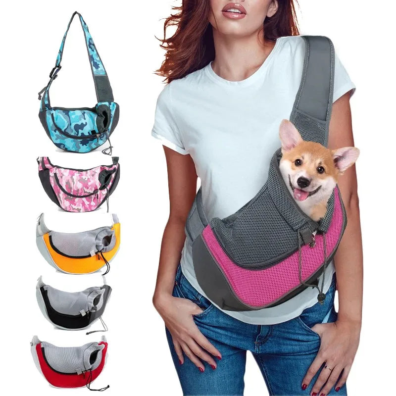 Pet Dog Carrier Cat Puppy Small Animal Carrier Sling Front Mesh Travel Tote Shoulder Travel Outdoor Bag Backpack Drop Shipping