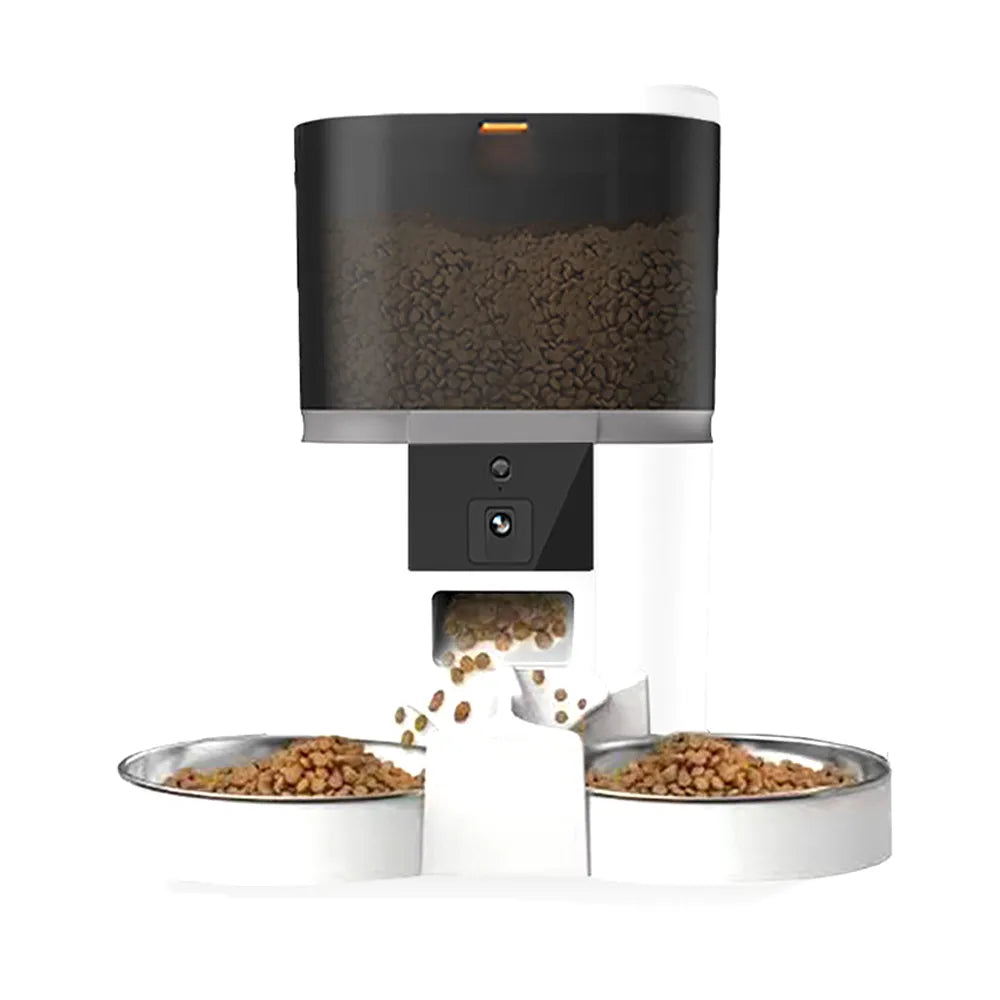 4L With HD Camera Automatic Pet Feeder Cat And Dog Food Automatic DispSPECIFICATIONSBrand Name: repetsunOrigin: Mainland ChinaIs Smart Device: YESPower Source: CHARGEMaterial: Stainless SteelMin Output: 4gType: DogsMax Output: 100gVoltShopDoggieworksShopDoggieworksHD Camera Automatic Pet Feeder Cat