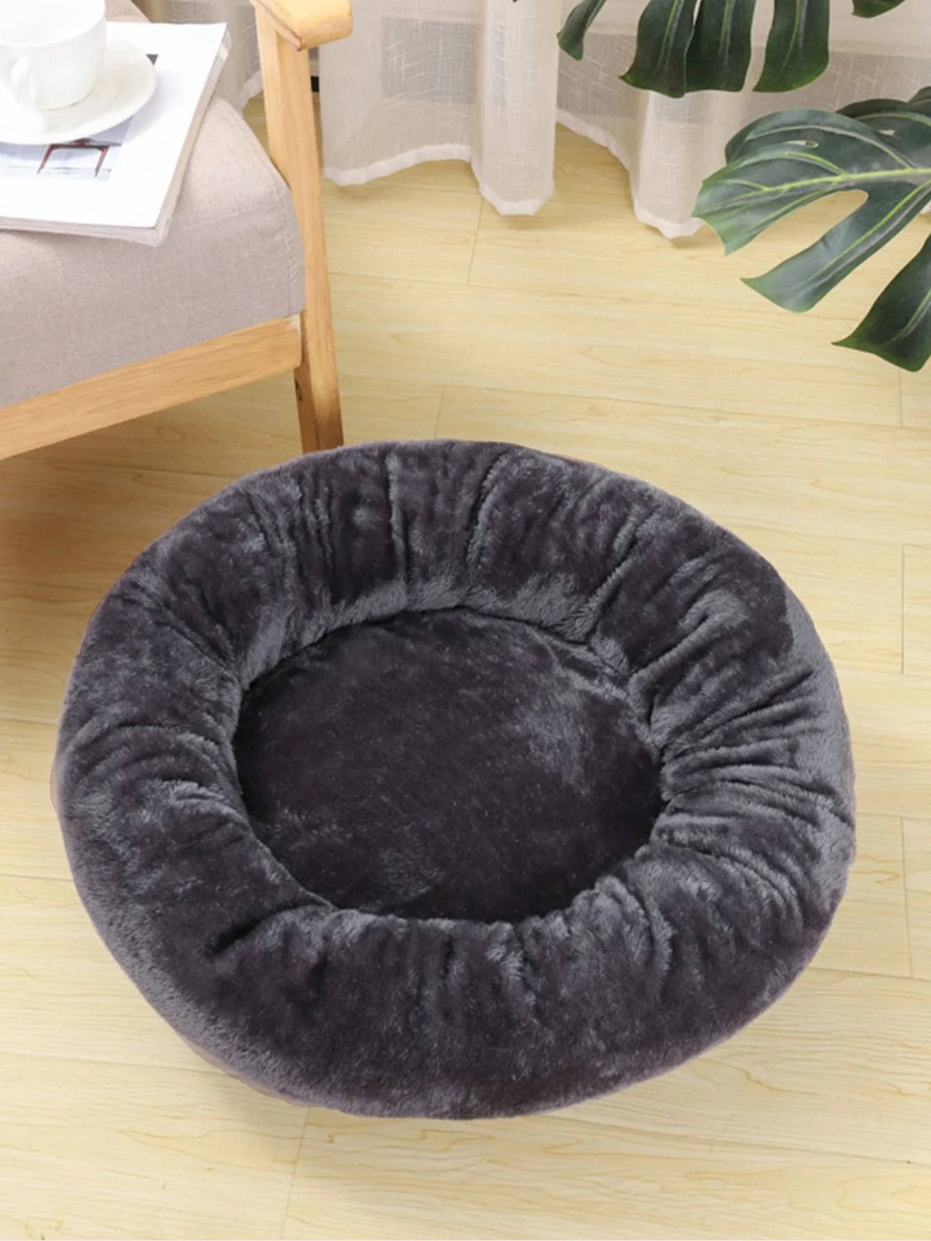 Pet Dog Bed Comfortable Donut Round Dog Kennel Ultra Soft Washable Dog and Cat Cushion Bed Winter Warm Doghouse Dropshipping