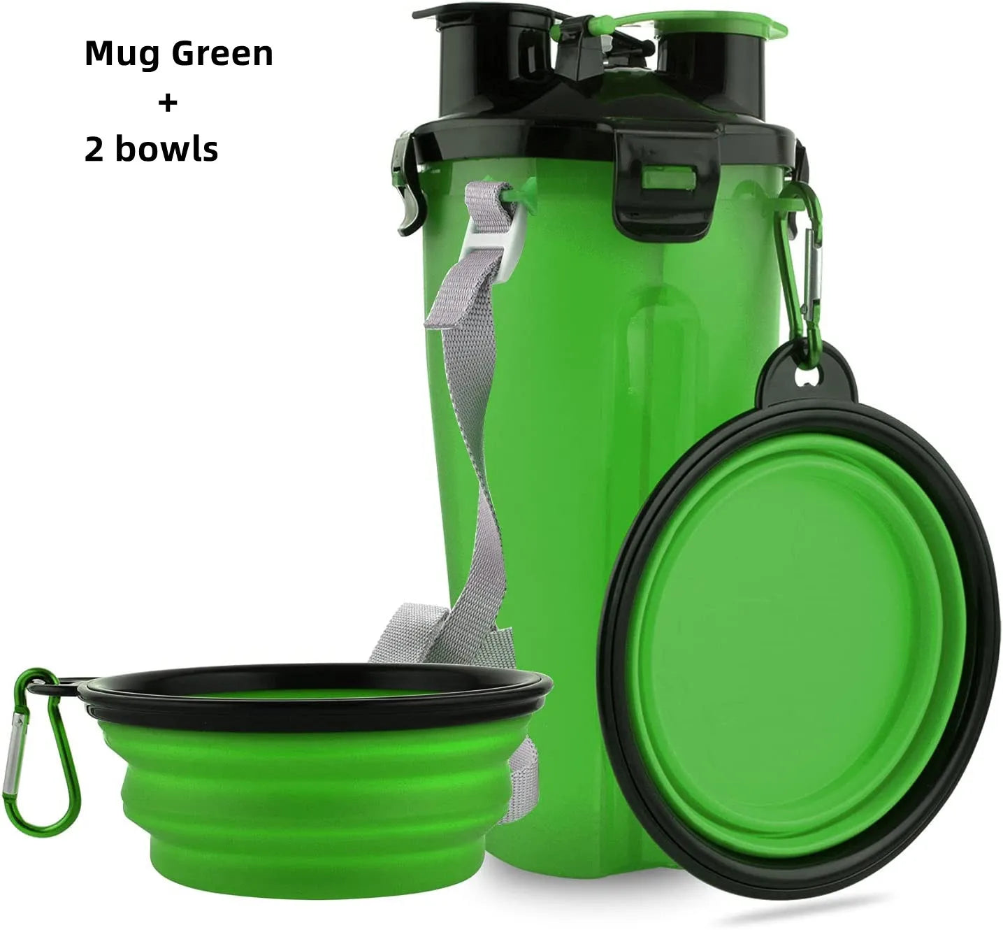 Dog Travel Water Bottle Collapsible Bowls 2 in 1 Pet Food Container wiSPECIFICATIONSBrand Name: NoEnName_NullItem Type: Travel BowlsOrigin: Mainland ChinaType: DogsMaterial: PlasticVolume: 250gVolume: 250mlApplicable Dog Breed: UniversShopDoggieworksShopDoggieworksDog Travel Water Bottle Collapsible Bowls 2