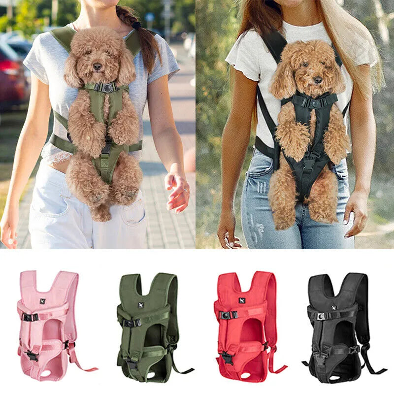 Pet Dog Carrier Bag Dogs Backpack Portable Travel Breathable Dog Bag Adjustable Outdoor Dog Carrier Bag Pet Carrying Supplies