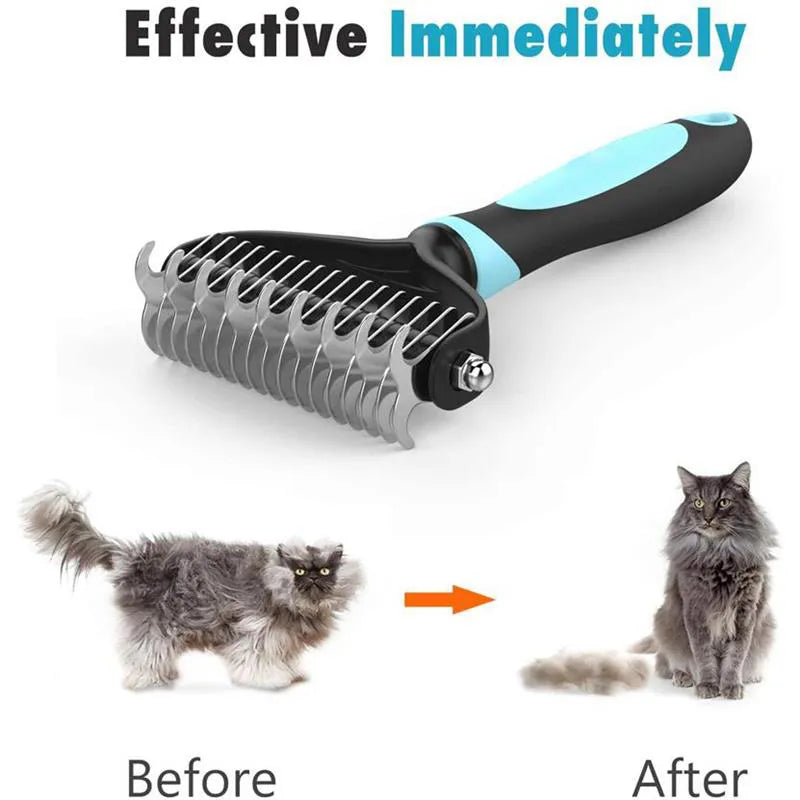 professional dog brush pet hair remover dog grooming comb removes hair