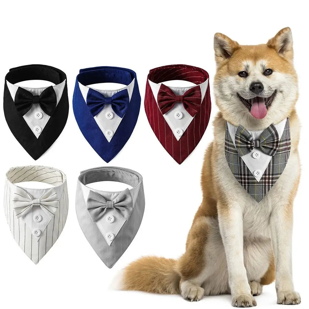 Comfortable Fashion Adjustable Tuxedo Bow Ties Pet Saliva Towel FormalSPECIFICATIONSBrand Name: NoEnName_NullMaterial: ClothOrigin: Mainland ChinaItem Type: Triangular Bandage

Brand new and high quality
Name:Dog Necktie
Material: polyShopDoggieworksShopDoggieworksComfortable Fashion Adjustable Tuxedo Bow Ties Pet Saliva Towel Formal Tie Bow Tie Collar Dog Necktie