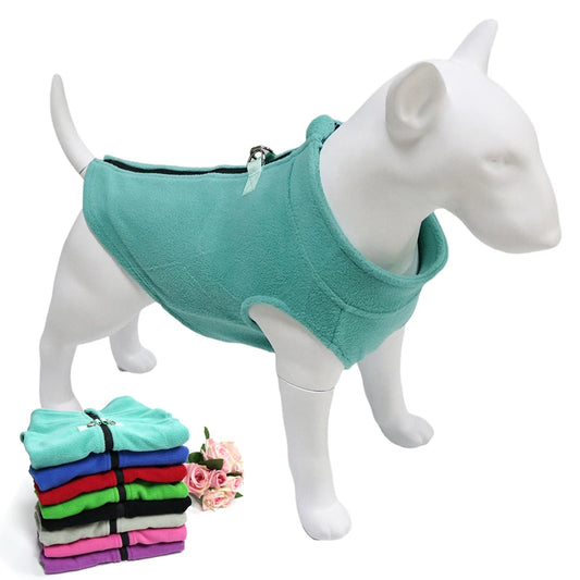 Fleece Dog Clothes For Small Medium Dogs Winter Warm Puppy Clothing French Bulldog Coat Pug Costume Poodle Jacket Chihuahua Vest