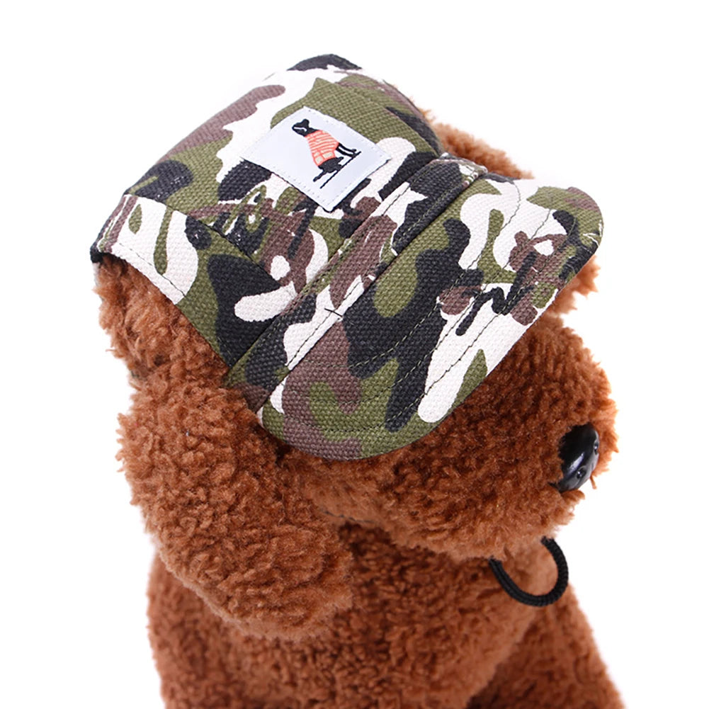 Pet Hat with Ear Holes Adjustable Baseball Cap for Large Medium Small Dogs Summer Dog Cap Sun Hat Outdoor Hiking Pet Products