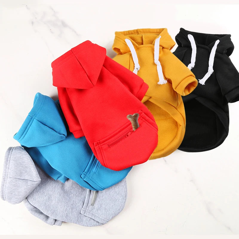 Large Dog Hoodies Clothes Winter Warm Dog Sweater Soft Pets Clothing Classic Cotton Bulldog Costume Coat XS-5XL Accessories