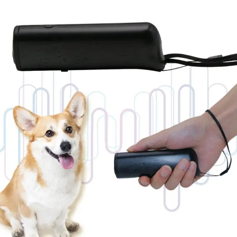 Ultrasonic Pet Dog Repeller Anti Barking Stop Bark Training Device High Power Dog Training Repellents Without Battery