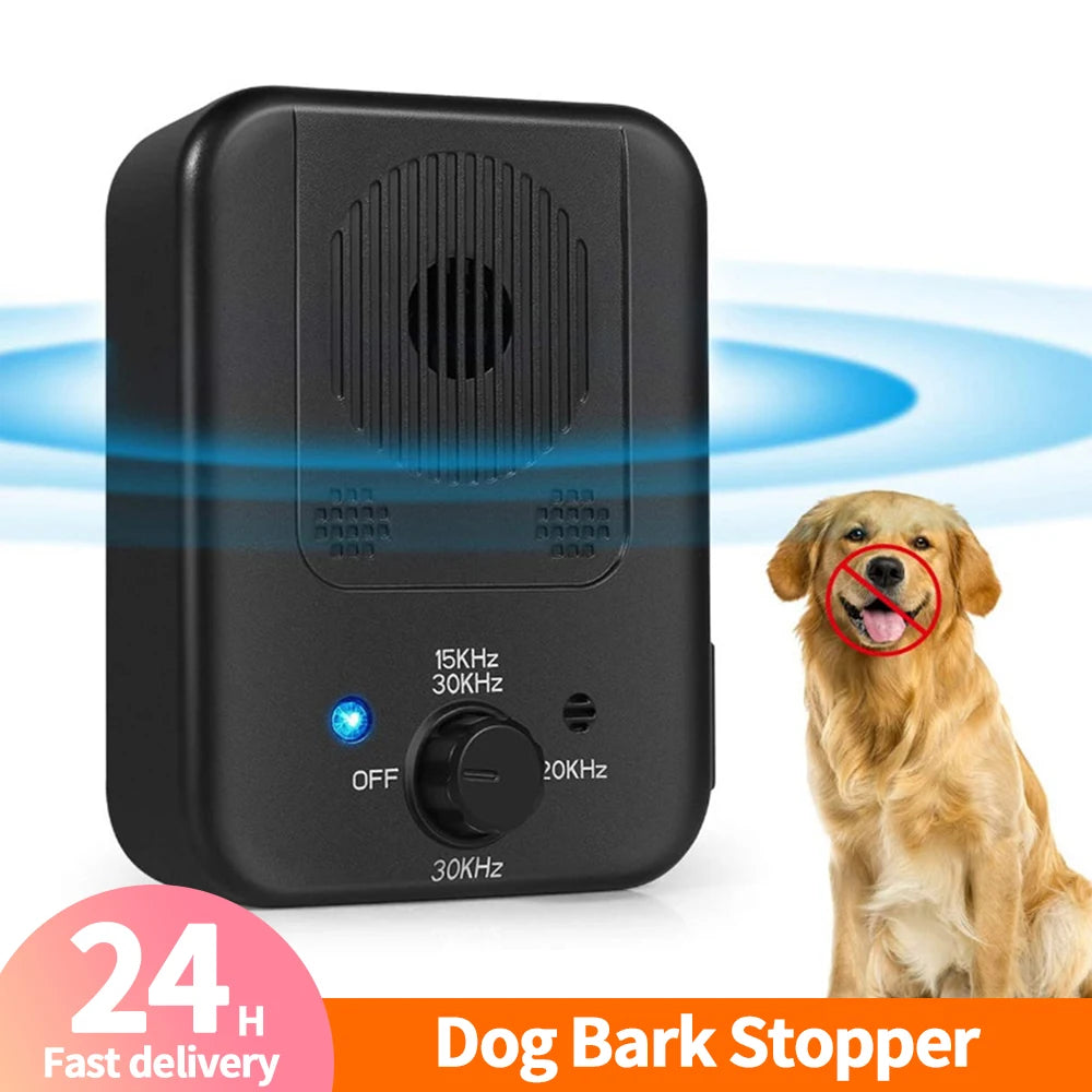 Dog Bark Stopper Deterrents Ultrasonic Pet Repeller Trumpet Outdoor Anti Noise Anti Barking Suppressor Puppy Training Device