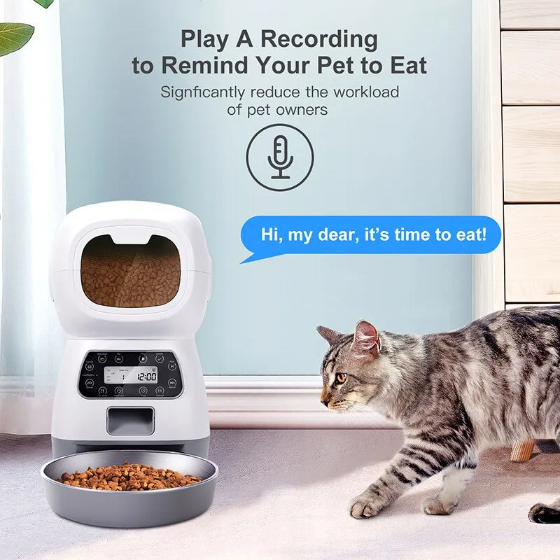 uk plugusb automatic pet feeding intelligent remote control cat