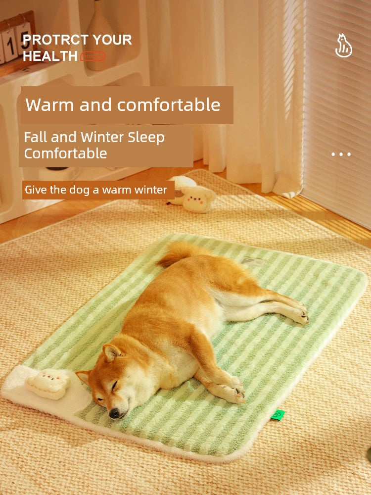 Dog Mat Sleep Removable and Washable All Year Round Neutral Kennel Small Size Dogs Winter Warm Mattress Cat Pet Mat