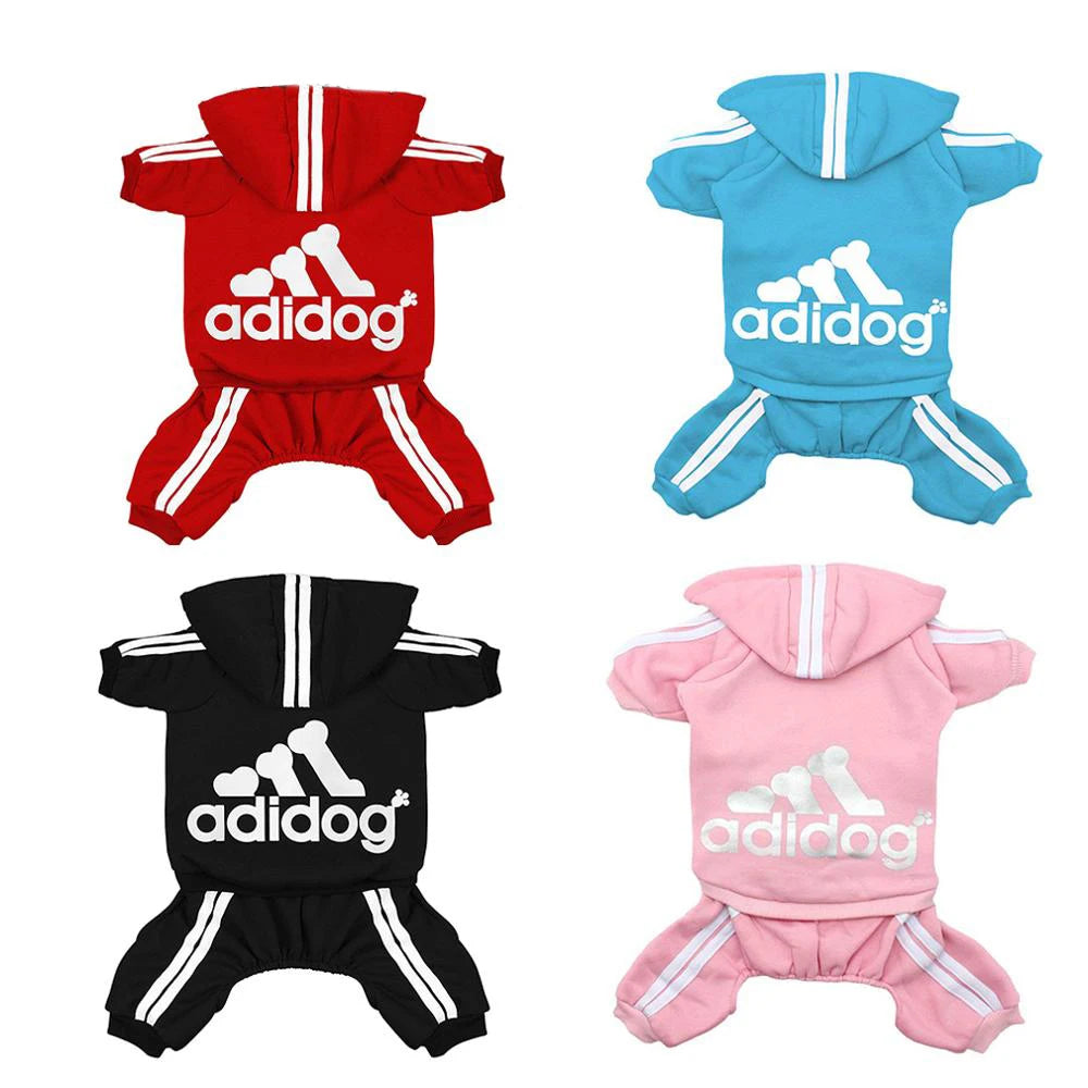 Pet Dog Clothes Adidog Spring Dog Hoodies Coat Letter Cute Small Dogs Chihuahua Pug Yorkshire Puppy Pet Hoodie Cat Clothing XXL