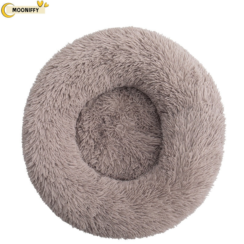 pet dog bed comfortable donut round dog kennel ultra soft washable dog