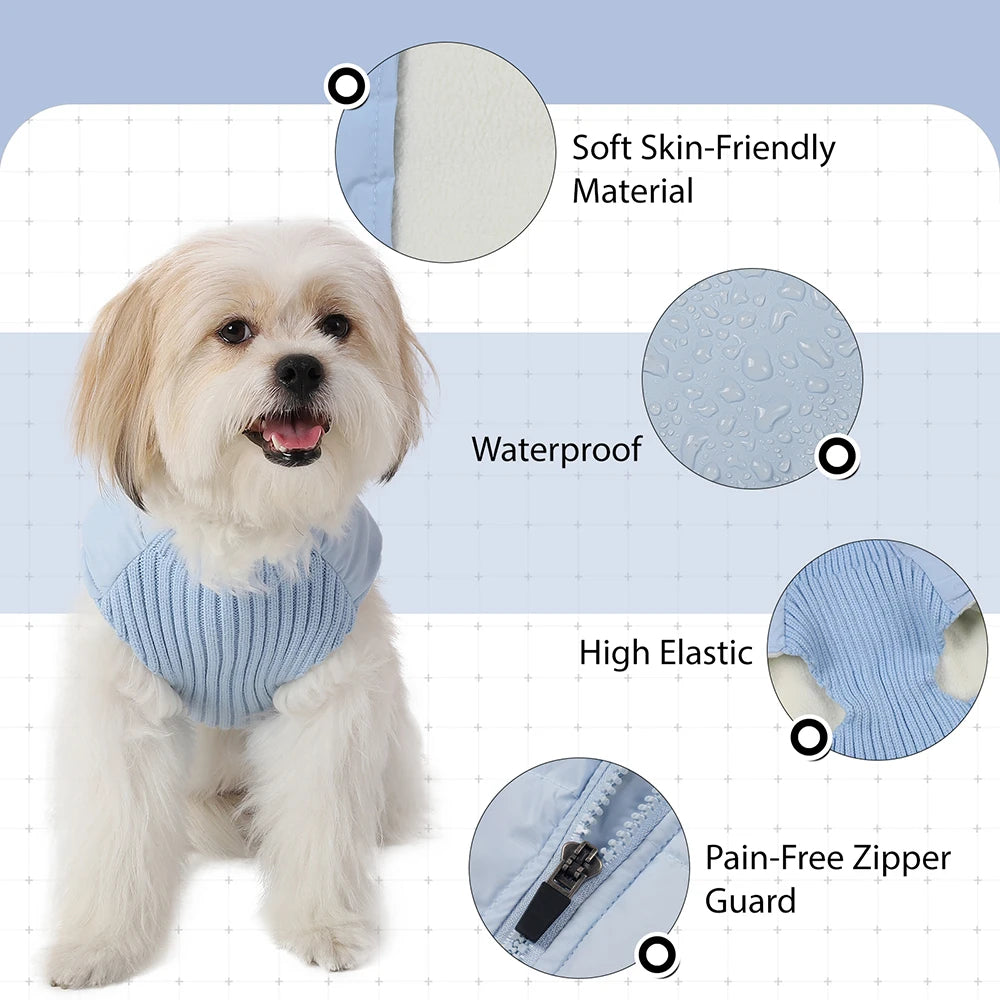 Winter Dog Clothes For Small Dog Warm Pet Dog Coat Jacket Windproof Padded Clothes Puppy Outfit Vest Yorkie Chihuahua Clothing