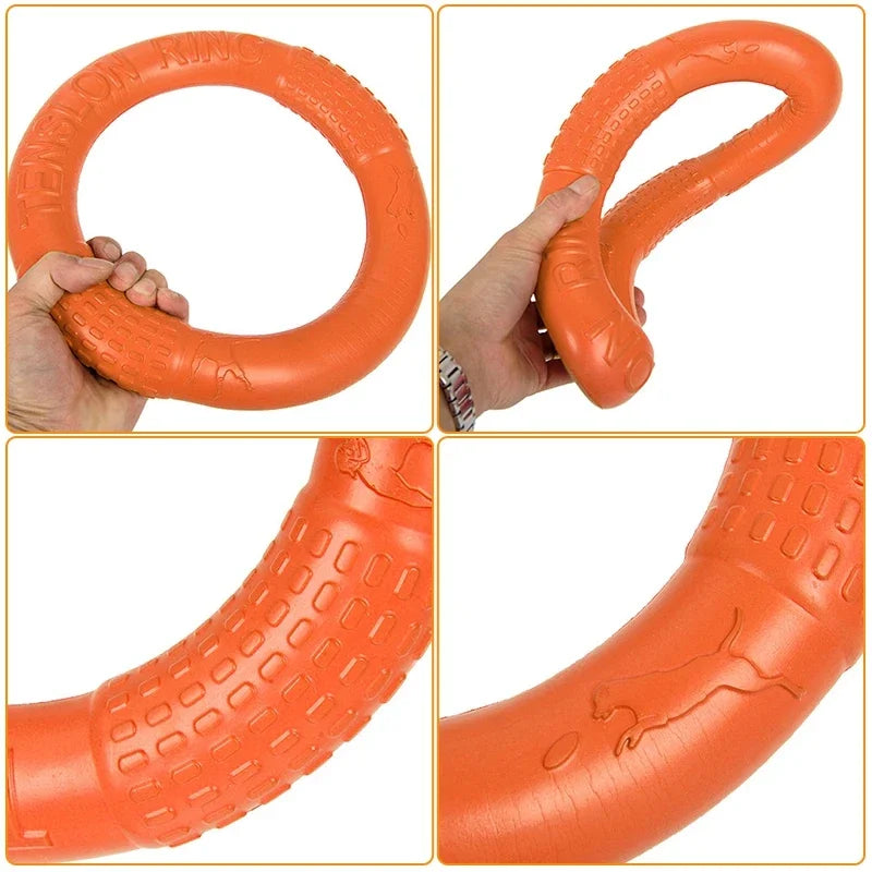 Dog Toy Training Ring Puller Puppy Flying Disk Chewing Toys Outdoor Interactive Toy Dog Game Playing Supplies Zabawki Dla Psa