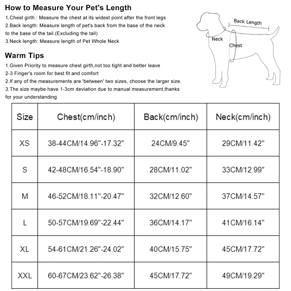 Pet Harness Vest Clothes Puppy Clothing Waterproof Winter Warm Dog Jacket Pet Clothes For Small Dogs Shih Tzu Chihuahua Pug Coat