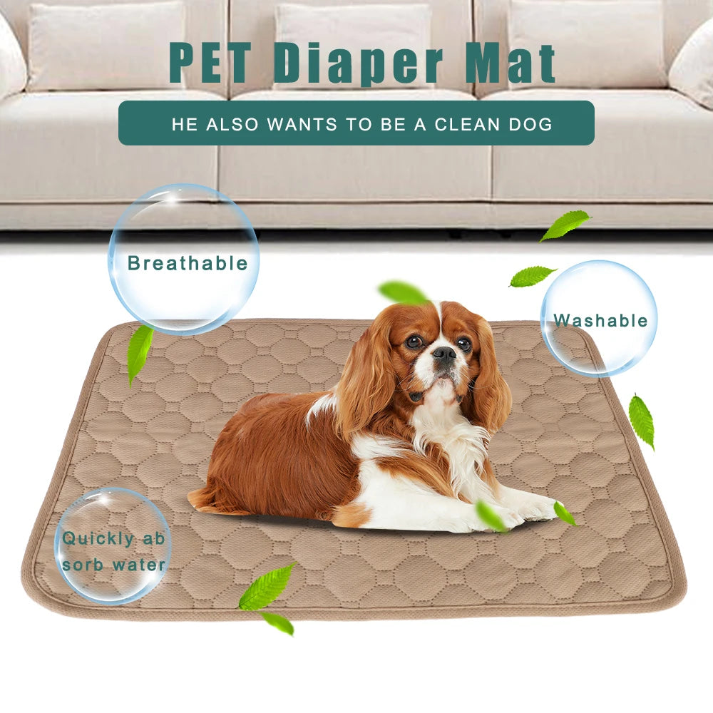 Reusable Training Pad Dog Pet Diaper Mat Waterproof Car Seat Cover Urine Absorbent Washable Pet accessories