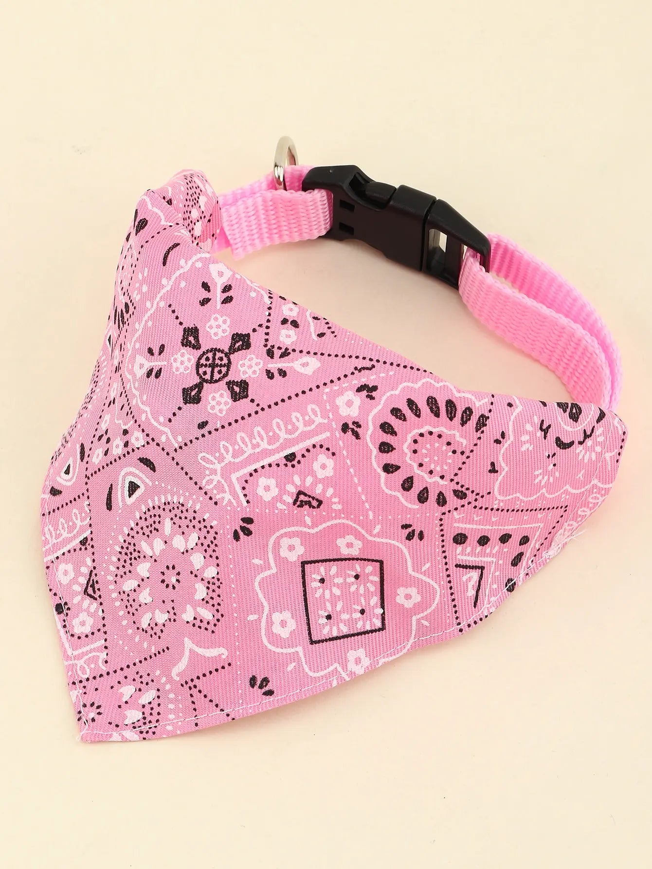 1pc Pink Color Random Pattern Pet Bandana With Adjustable Triangle ShaSPECIFICATIONSBrand Name: KAMANLONGType: Collarsis_customized: NoMaterial: Polyester BlendsIs Smart Device: noOrigin: Mainland ChinaCN: ZhejiangColor: PinkPattern TyShopDoggieworksShopDoggieworksAdjustable Triangle Shape & Buckle Pet Dog Neck Scarf Puppy Cat Dog Collar Bibs