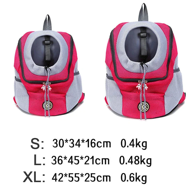 Pet Comfortable Small Dog Backpack Travel Breathable Mesh Puppy Dog Carrier Bag Durable Padded Shoulder Pet Cat Carrier 2020