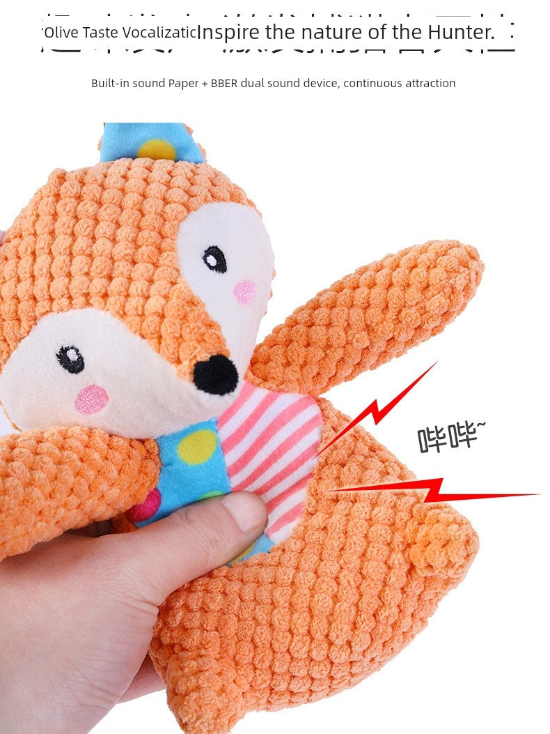 Dog Toy Bite-Resistant Molar Plush Relieving Stuffy Handy Gadget Corgi Puppy Large Dog Shiba Inu Labrador Dog Supplies