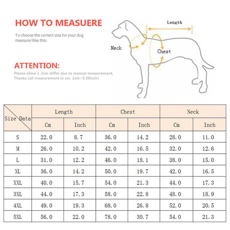 Waterproof Dog Clothes Vest Jacket Fashion Thicken Warm Dog Cotton Coat For Small Large Dogs Puppy Pug Coat Dogs Pets Clothing