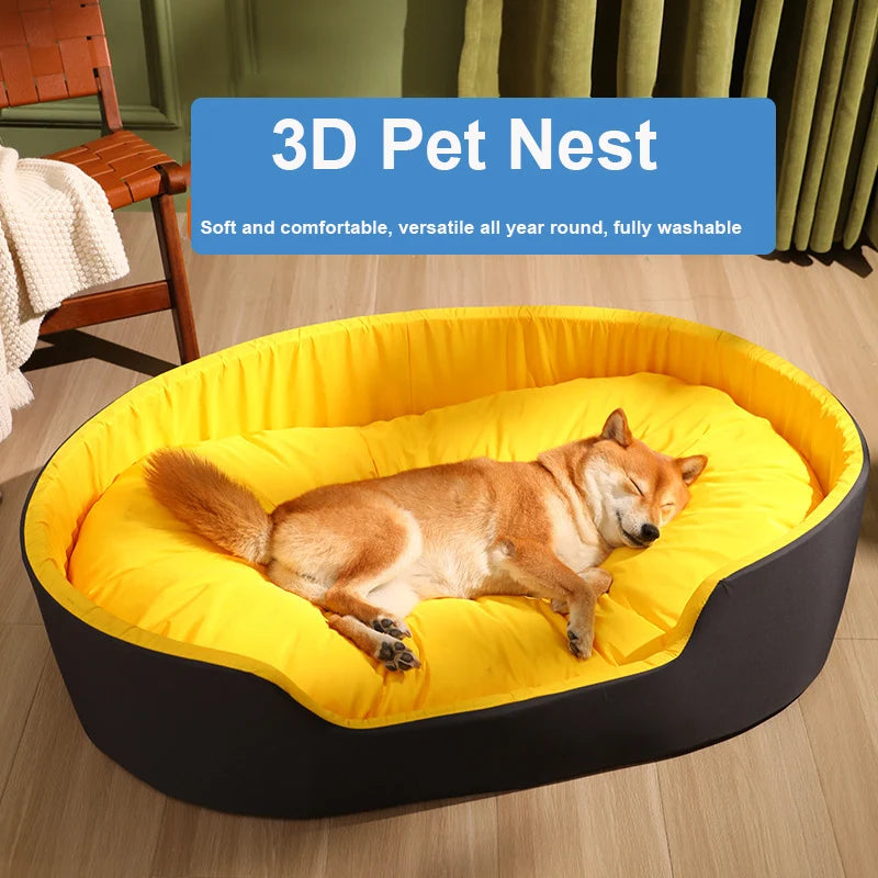 Big Bed Pet Sleeping Bes Large Dogs Accessories Pet Items Pet Medium Waterproof Cushion Mat Supplies Kennel Products Home Garden