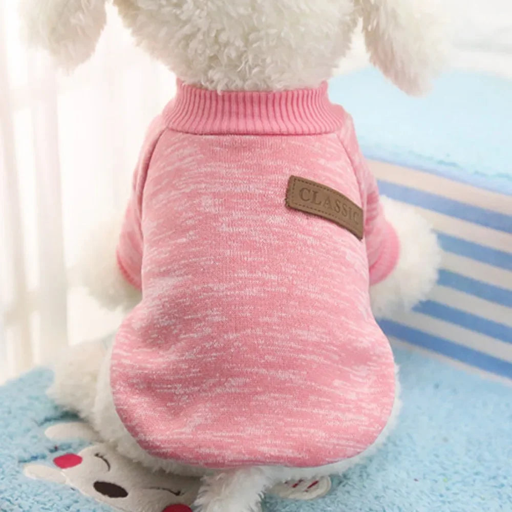 Dog Clothes for Small Dogs Soft Pet Dog Sweater Clothing for Dog Winter Chihuahua Clothes Classic Pet Outfit  Small Dog Clothes