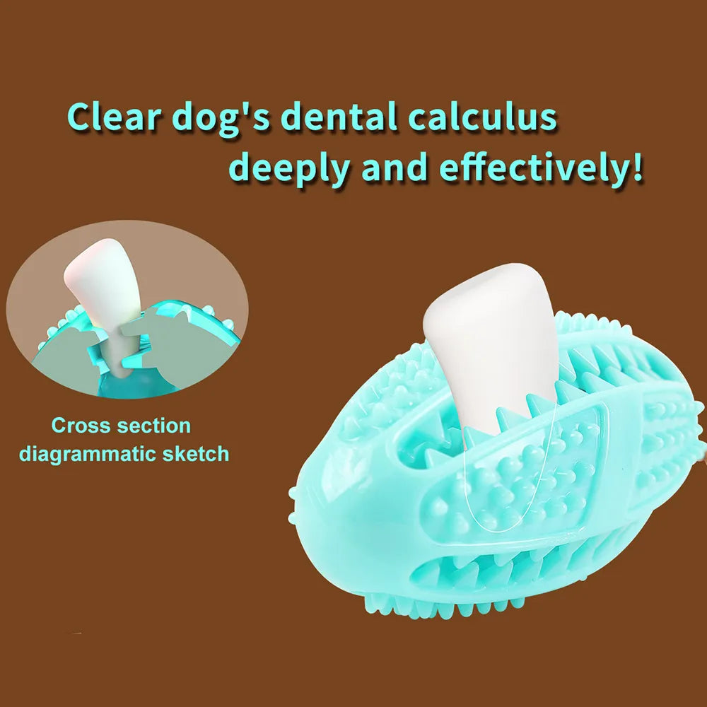 Dog Interactive Rubber Toys For Large Small Dogs Cats Chew Teeth Cleaning Golden Labrador Retriever Training Pet Accessories