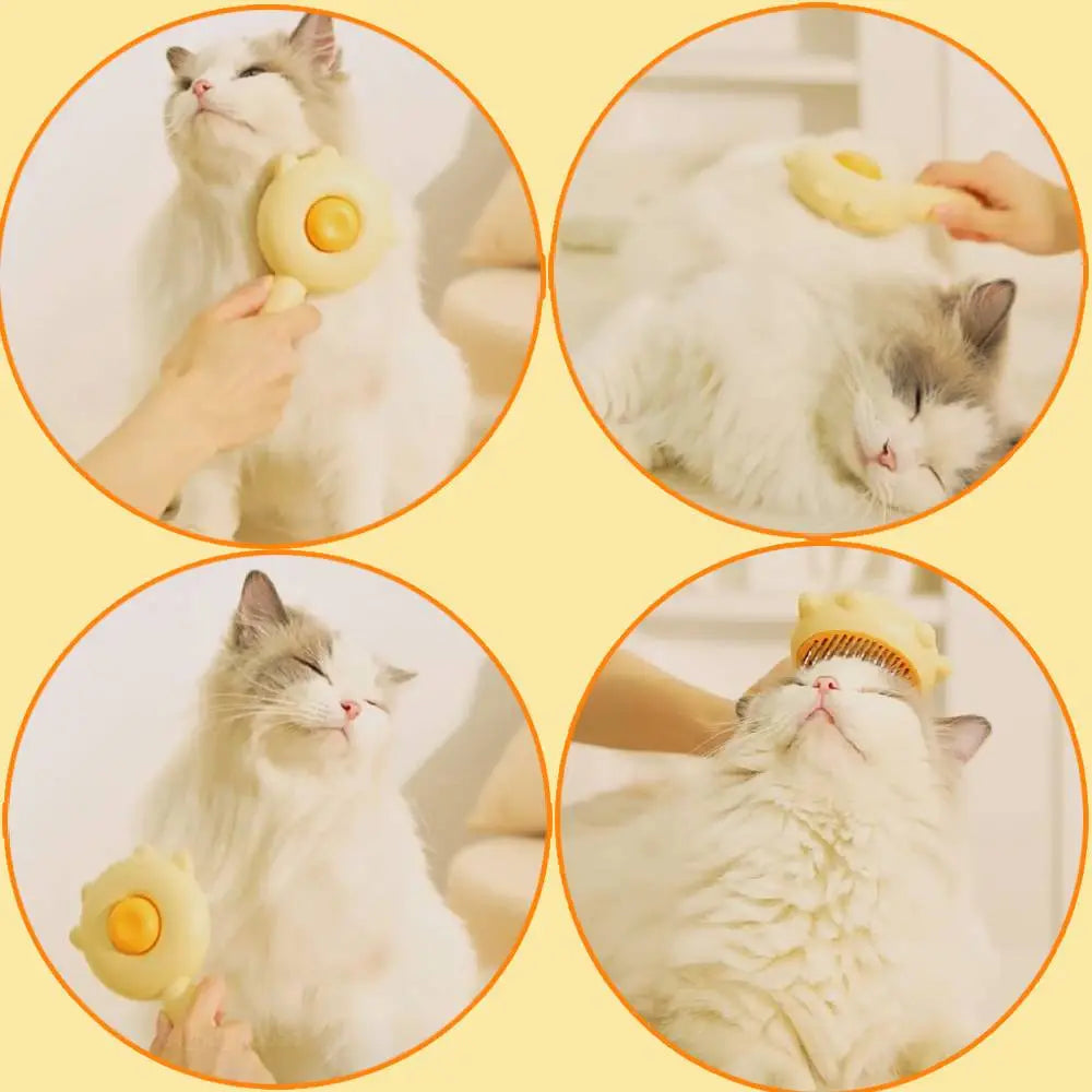 Long Short Cat Hair Brush Cat Claw Shape Dog Pet Wool Grooming Brush Massage Remover Hair Kitten Grooming Cleaning Scratcher