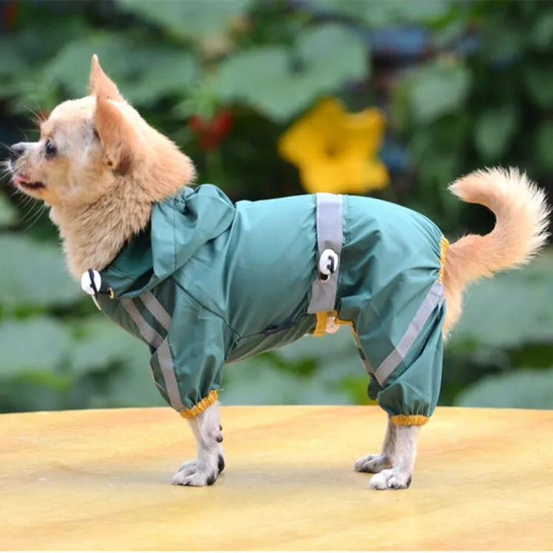 Waterproof Dog Clothes for Small Dogs Pet Rain Coats Jacket Puppy Raincoat Yorkie Chihuahua Clothes Pet Products 30S2