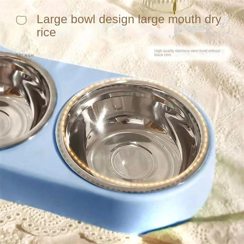 New Dog Bowl High-capacity Cat Dog Feeder Bowl Food Bowl Multi Functional Automatic Drinking Water Small Cat Dog Pet Supplies