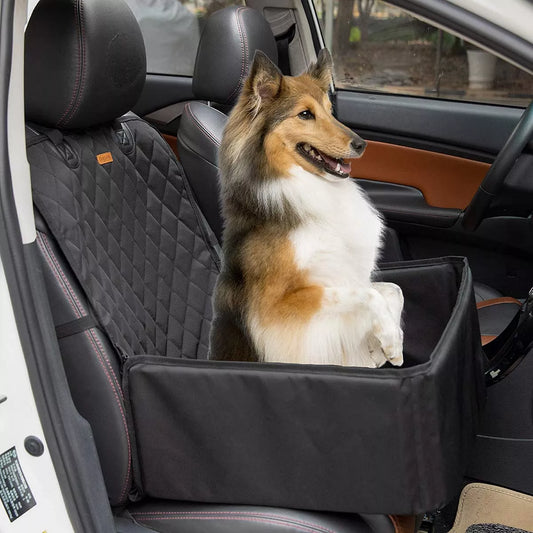 Pet Dog Car Seat Cover 2 in 1 Dog Car Protector Transporter Waterproof Cat Basket Dog Car Seat Hammock For Dogs In The Car