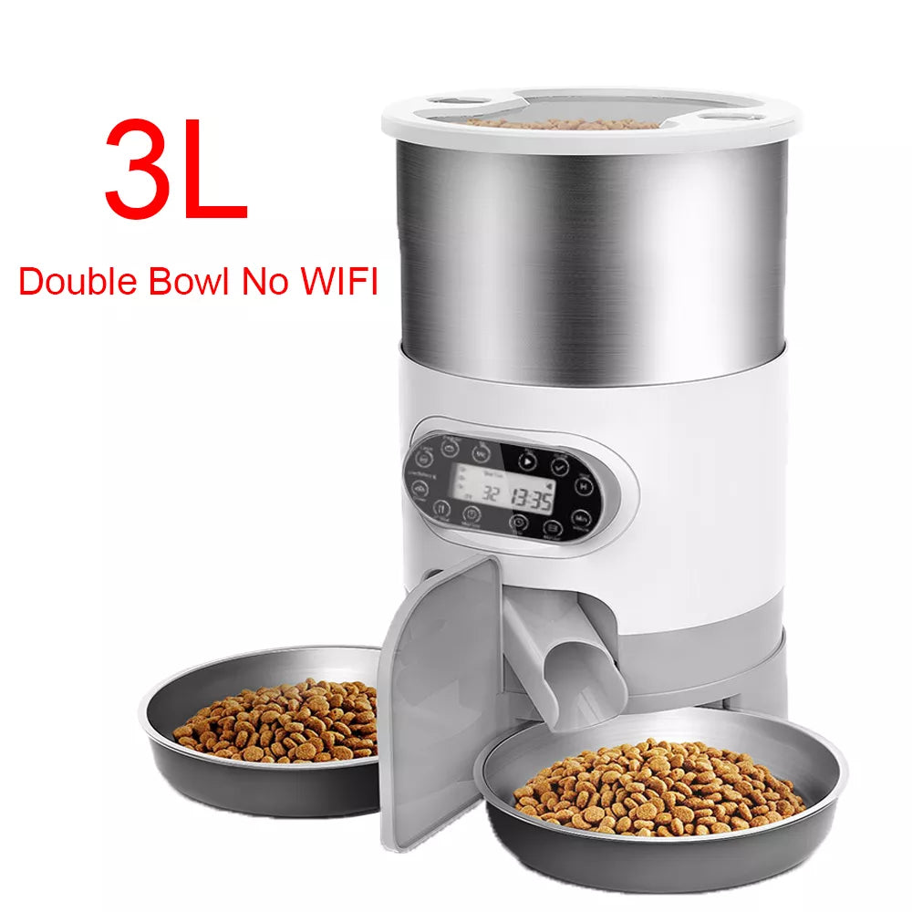 Tuya Smart APP Pet Feeder Cat And Dog Food Automatic Dispenser SuitablSPECIFICATIONSBrand Name: repetsunOrigin: Mainland ChinaIs Smart Device: YESPower Source: BatteryMaterial: Stainless SteelMin Output: 4gType: DogsMax Output: 7gVoltaShopDoggieworksShopDoggieworksTuya Smart APP Pet Feeder Cat