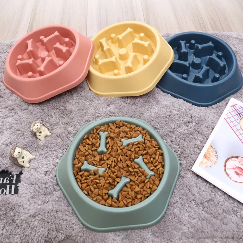 New Pet Dog Feeding Food Bowl Puppy Slow Down Eating Feeder Dish Bowl SPECIFICATIONSBrand Name: KAMANLONGItem Type: Slow FeederOrigin: Mainland ChinaType: DogsMaterial: PlasticApplicable Dog Breed: UniversalApplicable Dog Breed: UniverShopDoggieworksShopDoggieworksEating Feeder Dish Bowl Prevent Obesity Pet Dogs Supplies Food Stora Dropshipping