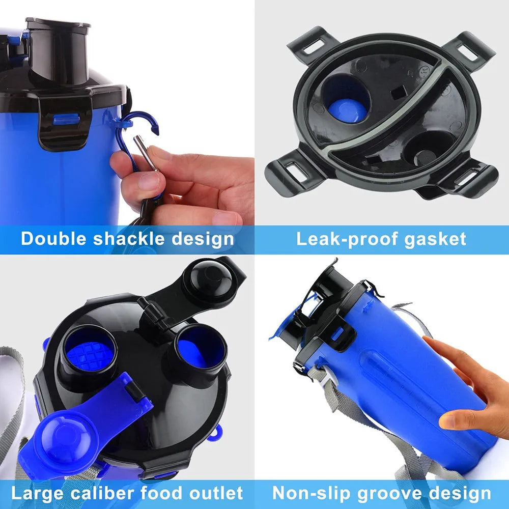 Dog Travel Water Bottle Collapsible Bowls 2 in 1 Pet Food Container wiSPECIFICATIONSBrand Name: NoEnName_NullItem Type: Travel BowlsOrigin: Mainland ChinaType: DogsMaterial: PlasticVolume: 250gVolume: 250mlApplicable Dog Breed: UniversShopDoggieworksShopDoggieworksDog Travel Water Bottle Collapsible Bowls 2