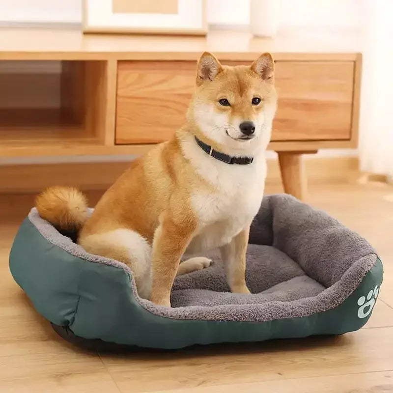 S-3XL Dogs Bed Cat Bed for Small Medium Large Dogs Big Basket Pet House Waterproof Bottom Soft Fleece Warm Cat Bed Sofa House