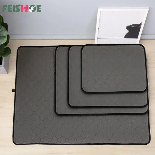 For Large Dogs Washable Dog Toilet Mat Reusable Training Pad Urine Absorbent Environment Protect Diaper Mat Dog Car Seat Cover