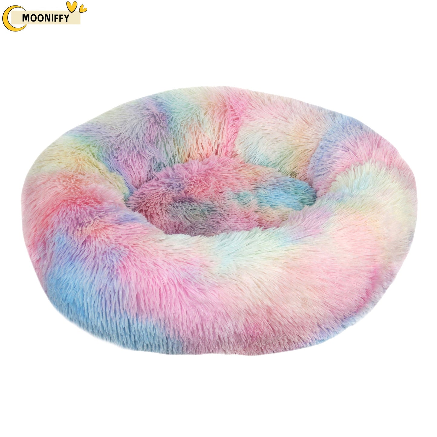 pet dog bed comfortable donut round dog kennel ultra soft washable dog