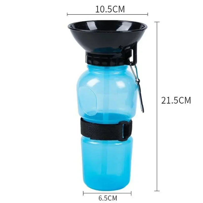 Extrusion Small Dog Travel Water Bottle Portable Outdoor Drinking Bowl for Cat Dog Water Feeder