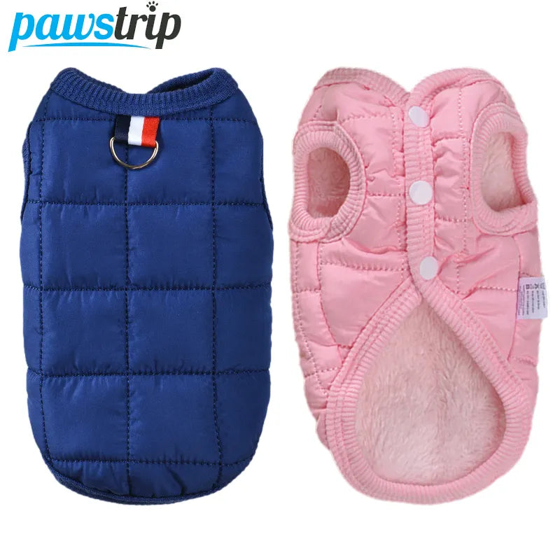 Winter Warm Dog Coat Jacket Windproof Dog Clothes for Small Dogs Padded Clothing Chihuahua Clothes Pet Supplies