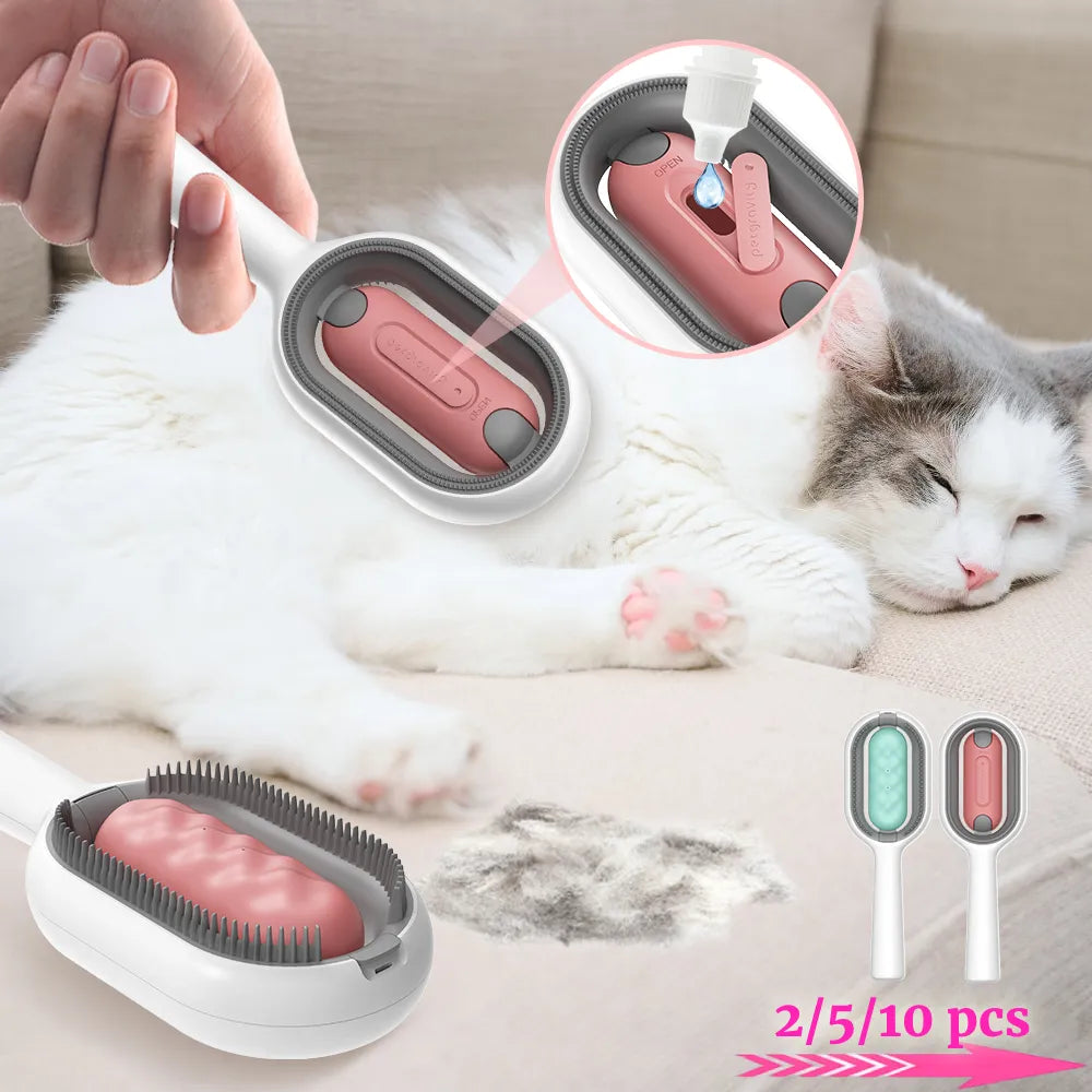 Cats Hair Brushes Grooming Massage Comb Pet Double Sided Hair Remover Brush Dog and Cat Home Accessory Kitten Self-cleaning Pets