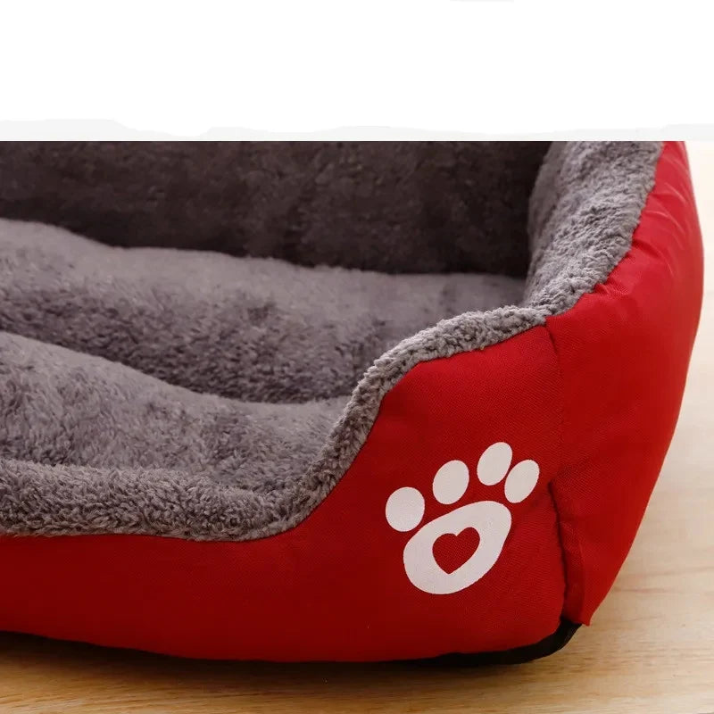 Pet Large Dog Bed Warm House Candy-colored Square Nest Pet Kennel For Small Medium Large Dogs Cat Puppy Plus Size Dog Baskets